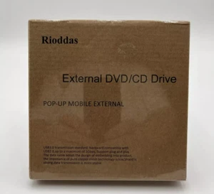 Unidad externa de DVD/CD portátil Rioddas - Imagen 1 de 2