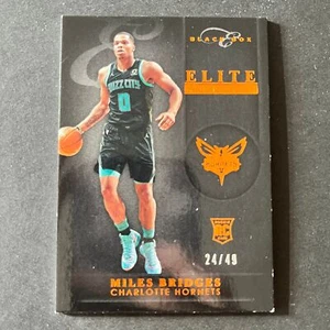 2018-19 Panini Chronicles Elite Black Box Rookie Orange #305 Miles Bridges /49 - Picture 1 of 2