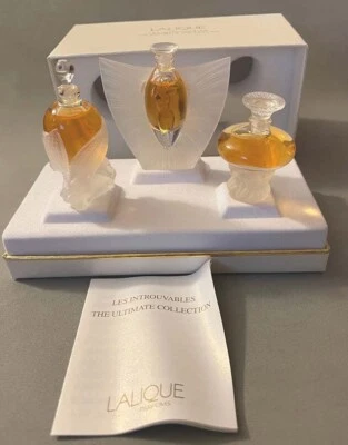 LALIQUE Ultimate Collection Les Introuvables 2000 ~ 2002 Miniature Perfume Set - Image 1 of 4