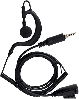 G Shape 3.5mm Jack Earpiece Headset for Yaesu Vertex VX-6R VX-7E VX-127 VX-170  - Image 1 of 4