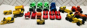 Vintage Tonka Trucks & Hot Wheels Cars Lot (19) & Die Cast Construction Carrier - Picture 1 of 10