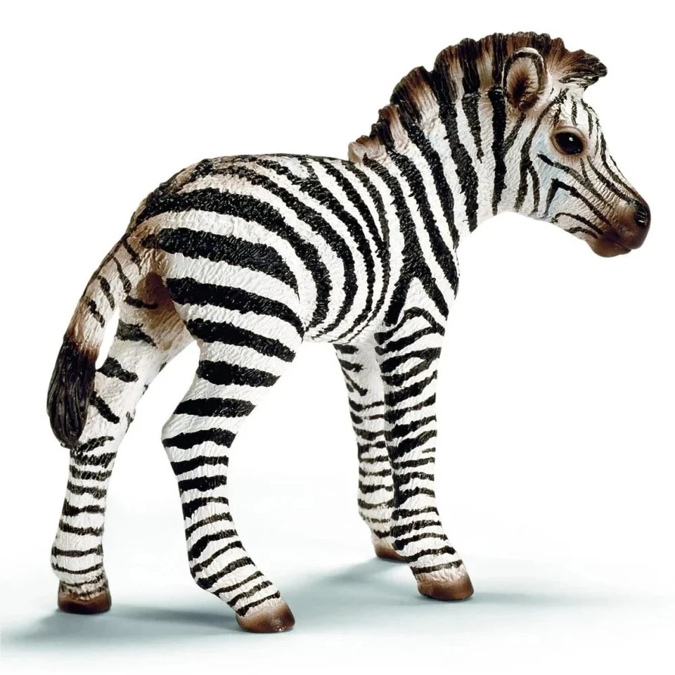 SCHLEICH - 14393 Zebra Foal Baby - Wild Life - RETIRED - image 1 of 1