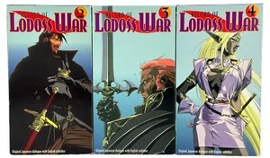 Record of Lodoss War Volume 2, 3, 4 VHS Brand New - Picture 1 of 8