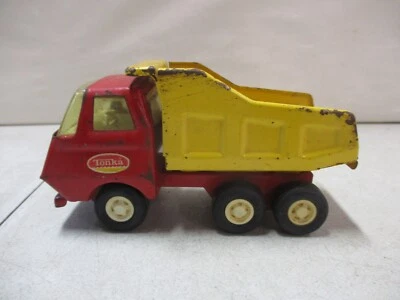 Tonka Mini Dump Truck Red and Yellow - Image 1 of 4