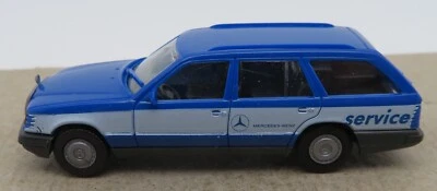Micro Herpa Ho 1/87 Mb Mercedes Benz 300 Te Blu Servizio Garage No Box - Immagine 1 di 4