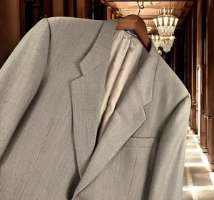 Blazer lana vintage Giorgio Armani uomo 41 marrone cappotto sportivo lusso ufficio due bottoni - Foto 1 di 15