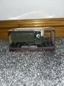 New Solido 1/50 Overlord 89 G.M.C. Tourelle LKW Pritsche Plane in Plexi collecto - Picture 1 of 7