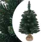 Knstlicher Weihnachtsbaum mit Stnder Grn 60 cm PVC