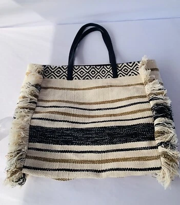 Bolso grande 100 % algodón  Foto 1 de 4