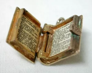 9ct Gold Holy Bible With The Lords Prayer And Psalm 21 Inside 22577 - Picture 1 of 4