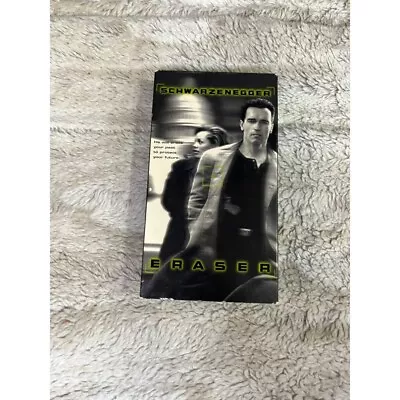 Eraser VHS Arnold Schwarzenegger Action Thriller Movie Tape 1996 - Free Shipping - Image 1 of 4