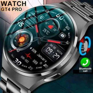 2025 GT4 Pro Waterproof Smart Watch NFC AMOLED Bluetooth Call for Men Women Gift - Picture 1 of 17