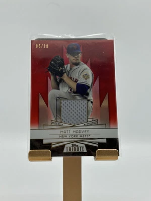 2014 Topps Tribute Forever Young Relics #FYR-MH Matt Harvey /10 GU Memorabilia - Image 1 of 2