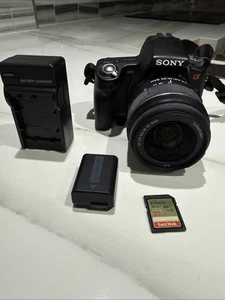 Sony Alpha DSLR-SLT-A33 Digital Camera W/18-55mm Lens Battery & Charger - Picture 1 of 5