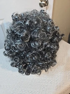 Granny Wig Silver/Gray Curly Halloween Costume Cosplay  - Picture 1 of 6