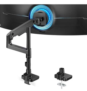 ARES WING Heavy Duty Monitor Halterung für 17-49" Ultrabreite Gebogene Monitore - Photo 1/10