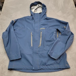 Marmot Jacket Mens XL Blue Gore-Tex Pro Shell Full Zip Mesh Lined Outdoors *Read - Picture 1 of 24