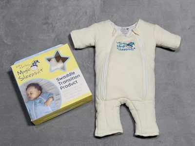 Macacão de dormir Baby Merlin's Magic pequeno 3-6 meses 12-18 libras infantil - Imagem 1 de 4