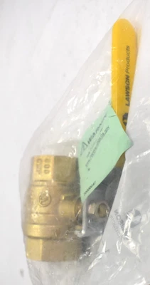 Válvula de bola de latón de cuerpo forjado Lawson 63138 600 CWP 150 SWP 250 PSI 1-11-1/2 Foto 1 de 4