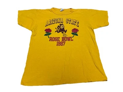 Vintage Champion 1987 Arizona State Rose Bowl T-shirt Size Large ASU - Image 1 of 4