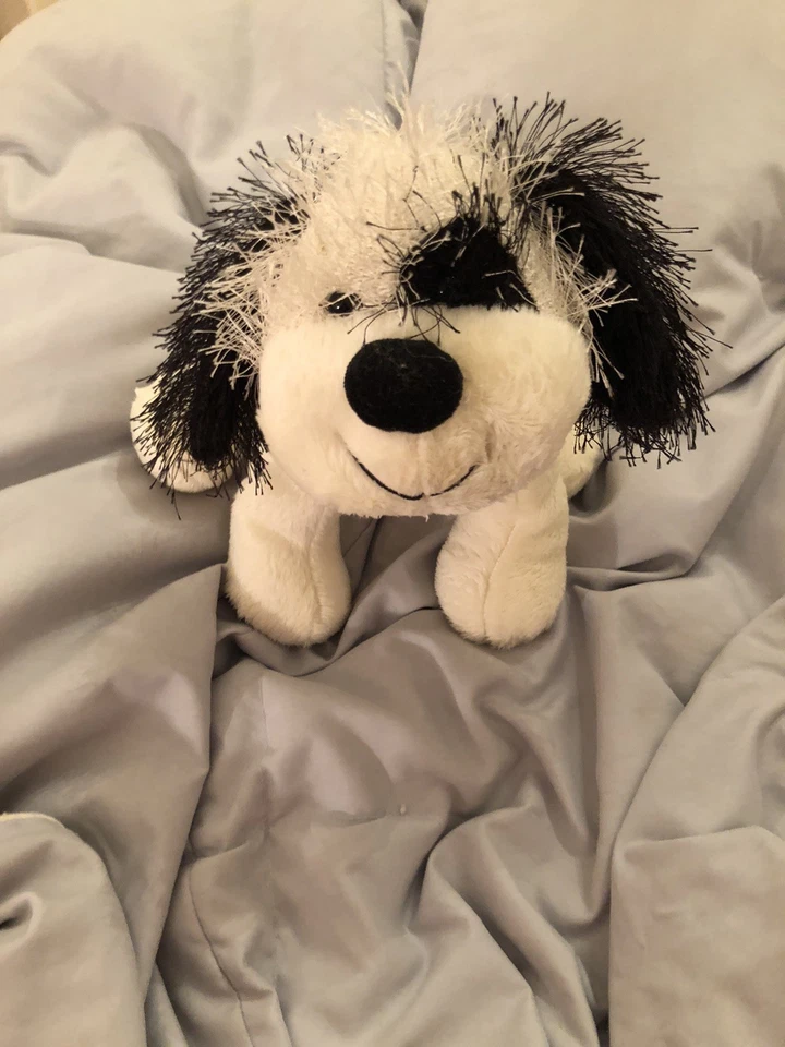 Webkinz Lil Kinz Black and White Cheeky Dog Plush HS192 with no code - Image 1 of 4