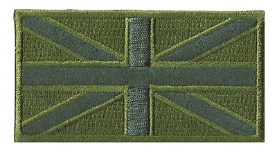 Patche écusson Union Jack British basse visibilité patch armée brodé
