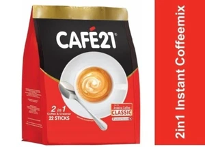 3 PACKS 75 BARRAS CAFÉ21 2 EN 1 MEZCLA DE CAFÉ INSTANTÁNEO SIN AZÚCAR AÑADIDO ENVÍO GRATUITO - Imagen 1 de 6