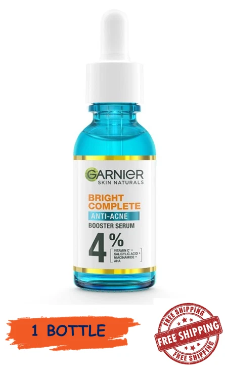 1 X Garnier Skin Naturals Bright Complete Anti -Acne Booster Serum 30 ml - Image 1 of 4