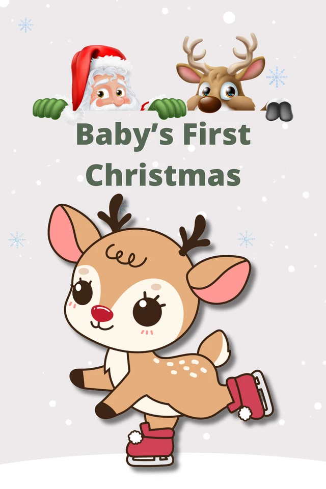 Baby's First Christmas Card - Image 1 of 1