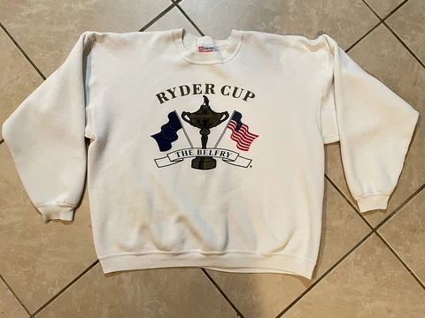VTG RYDER CUP MENS SWEATER Big Logo Active Sports Wear Size XL Cover