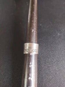 Anillo banda gruesa israelí "B" Israel 10,1 gramos talla 9 de plata de ley - Imagen 1 de 8