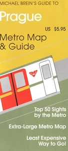 Prague Metro Map & Guide by Michael Brein (1999) (BRAND NEW) - Imagen 1 de 2