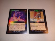 MTG Magic Foil Cateran Summons & Foil Notorious Assassin Mercadian Masques LP/NM