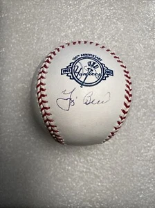 YOGI BERRA SIGNIERT NY YANKEES 100 JAHRESTAG BASEBALL - Bild 1 von 7