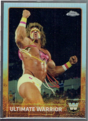 2015 Topps Chrome Refractor Ultimate Warrior GEM RARE - Image 1 of 2