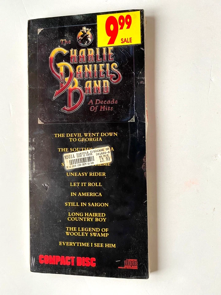 A Decade of Hits by The Charlie Daniels Band (CD, Sony Music Distribution (USA))