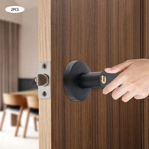 Heavy Duty Door Levers with Keys, Privacy Door Locks, 2PCS Door Handles new! - Imagen 1 de 21
