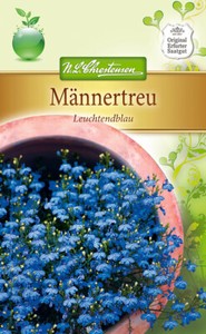 Lobelie, Männertreu 'Leuchtendblau' - Lobelia erinus, Samen, 5170