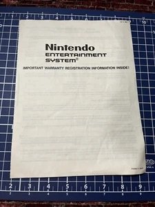 Nintendo NES System Konsole Garantie Registrierung Informationen Einlage CD-2-NES - Bild 1 von 4