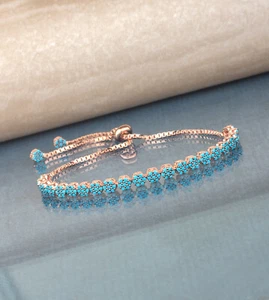 Armband Damen Silber Bracelet Ladies Ermusgold Türkis Stein 925 Silber ER0253 - Bild 1 von 6