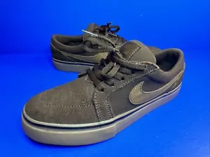 Nike SB Satire II Low Suede Trainers Brown Gum Sole UK 4.5 EU 37.5 VGC - Picture 1 of 13