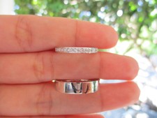 .21 Carat Diamond White Gold Wedding Ring 14k WR29 sep