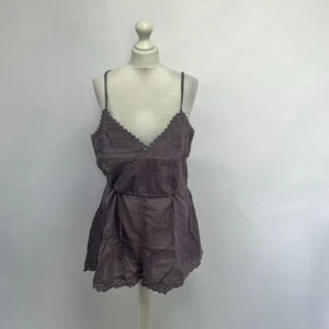 Free People Nightfall Romper/Playsuit. Purple. Large. - Picture 1 of 5