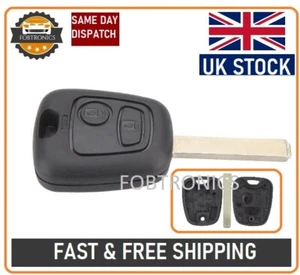 FOBTRONICS 2 button case for Toyota Aygo remote key fob 2005 - 2014 (A-125) - Imagen 1 de 4