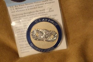 Neue Air Force SECURITY FORCES Challenge Münze - Brandneu - Bild 1 von 3