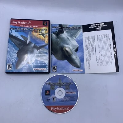 Ace Combat 04: Shattered Skies (Sony Playstation 2, 2001) PS2 CIB W/ Reg Card - Image 1 of 4