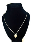 Accesorize Ball/Bead Necklace/Chain & Leaf Pendant Dark Silver-tone & Gold-tone