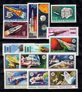 Mongolia 1963-75 MNH 100% Space - Picture 1 of 1