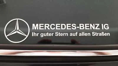 MBIG Aufkleber "Ihr guter Stern auf allen Straßen " Mercedes W120 W121 W110 w123