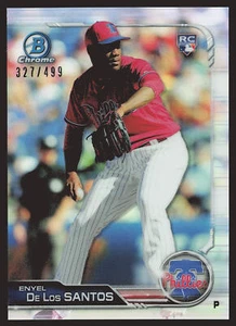 2019 Bowman Chrome #36 Enyel De Los Santos Refractor #/499 SN,RC - Picture 1 of 2